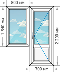 Цены на пластиковые окна в домах серии И-700А